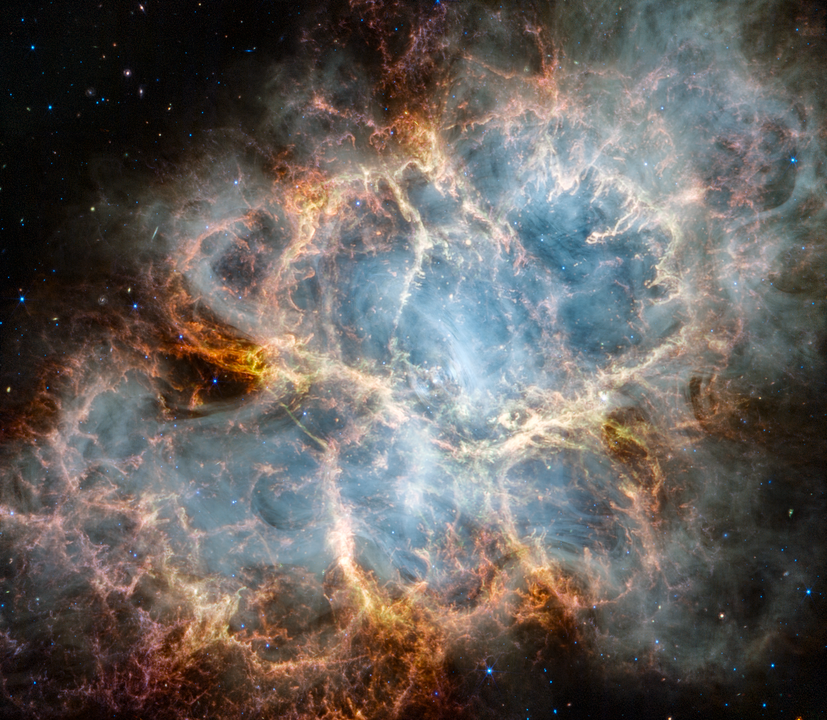 Crab Nebula (NIRCam and MIRI Image)